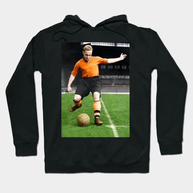 Wolverhampton Legend Billy Wright Hoodie by AndythephotoDr